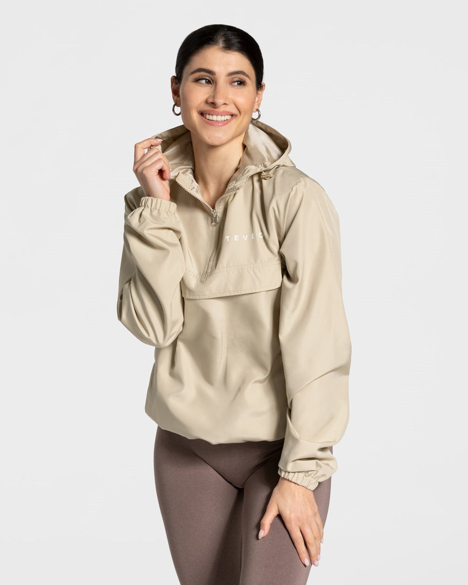 TEVEO Statement Windbreaker Sable Femme | TXC-02783733