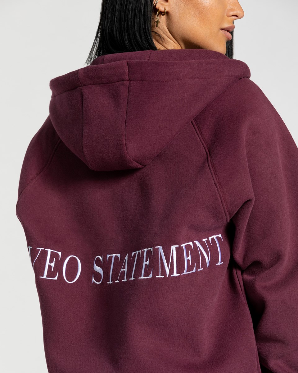 TEVEO Statement Oversized Jackets Pflaume Femme | MLU-57102587