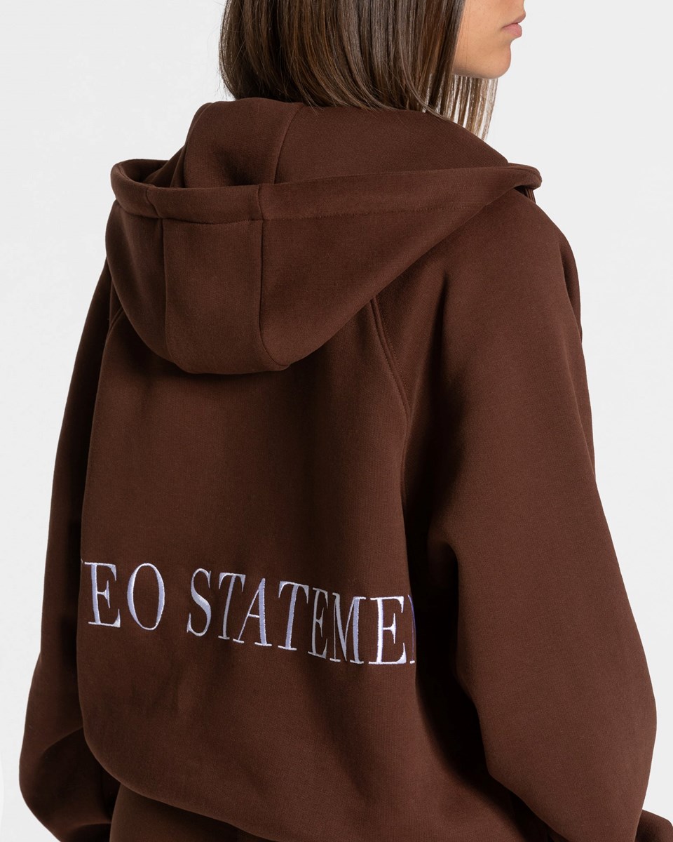 TEVEO Statement Oversized Jackets Kaffee Femme | WID-55368602