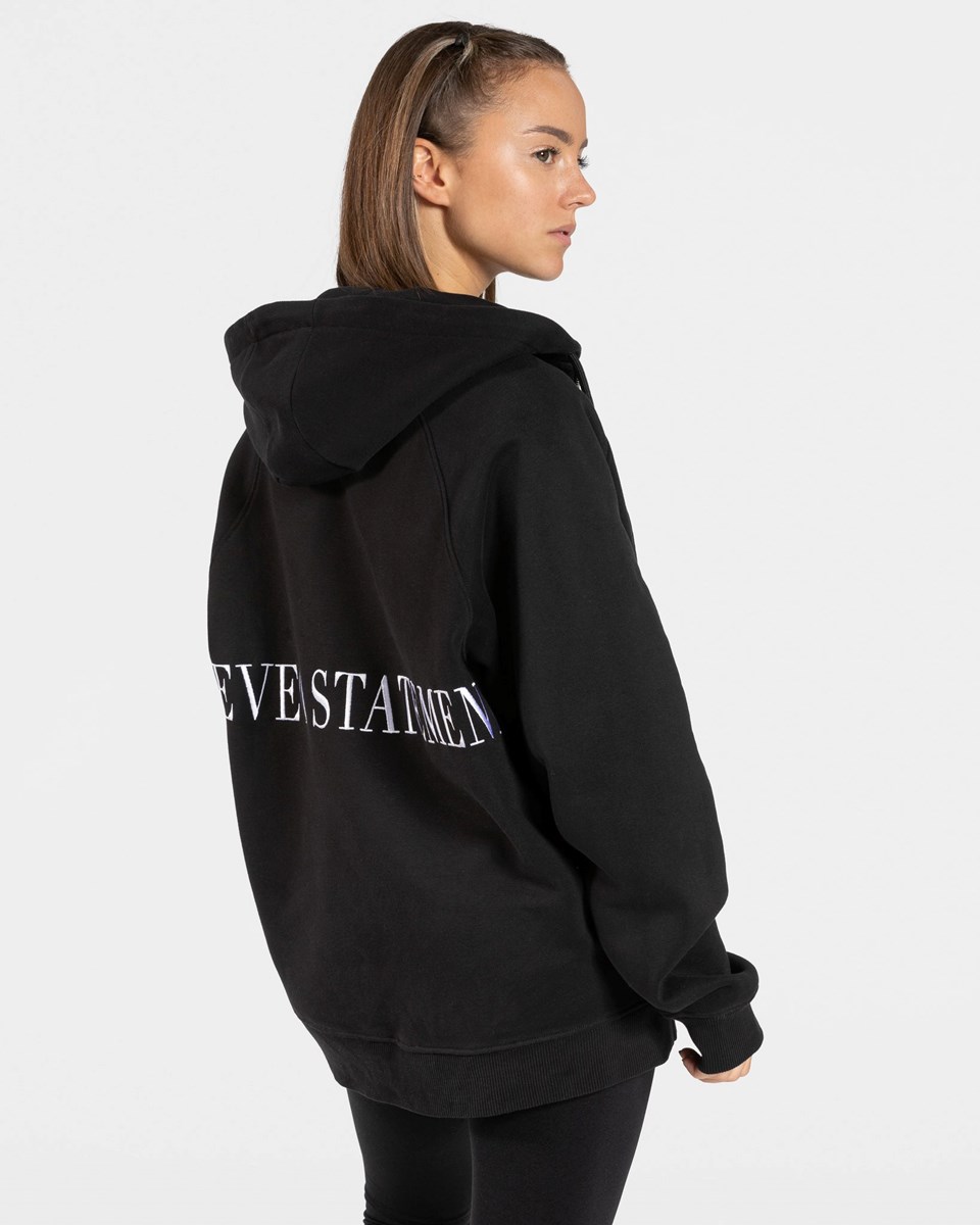 TEVEO Statement Oversized Jackets Noir Femme | IDB-00221526