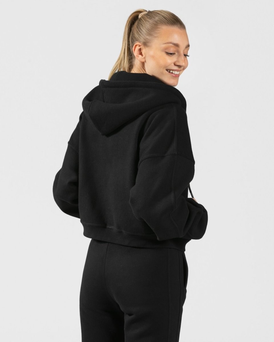 TEVEO Sassy Zip Hoodie Noir Femme | AED-69906335