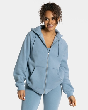 TEVEO Statement Oversized Jackets Bleu Femme | DPB-30317574