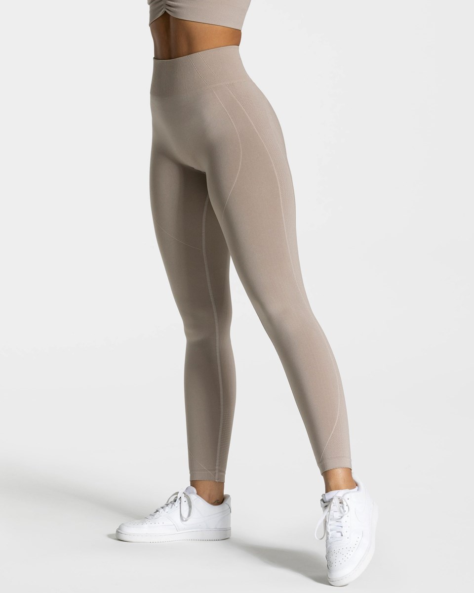 TEVEO Focus Scrunch Leggings Dust Femme | IKY-47078980