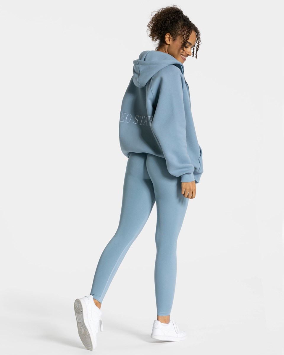 TEVEO Statement Oversized Jackets Bleu Femme | DPB-30317574