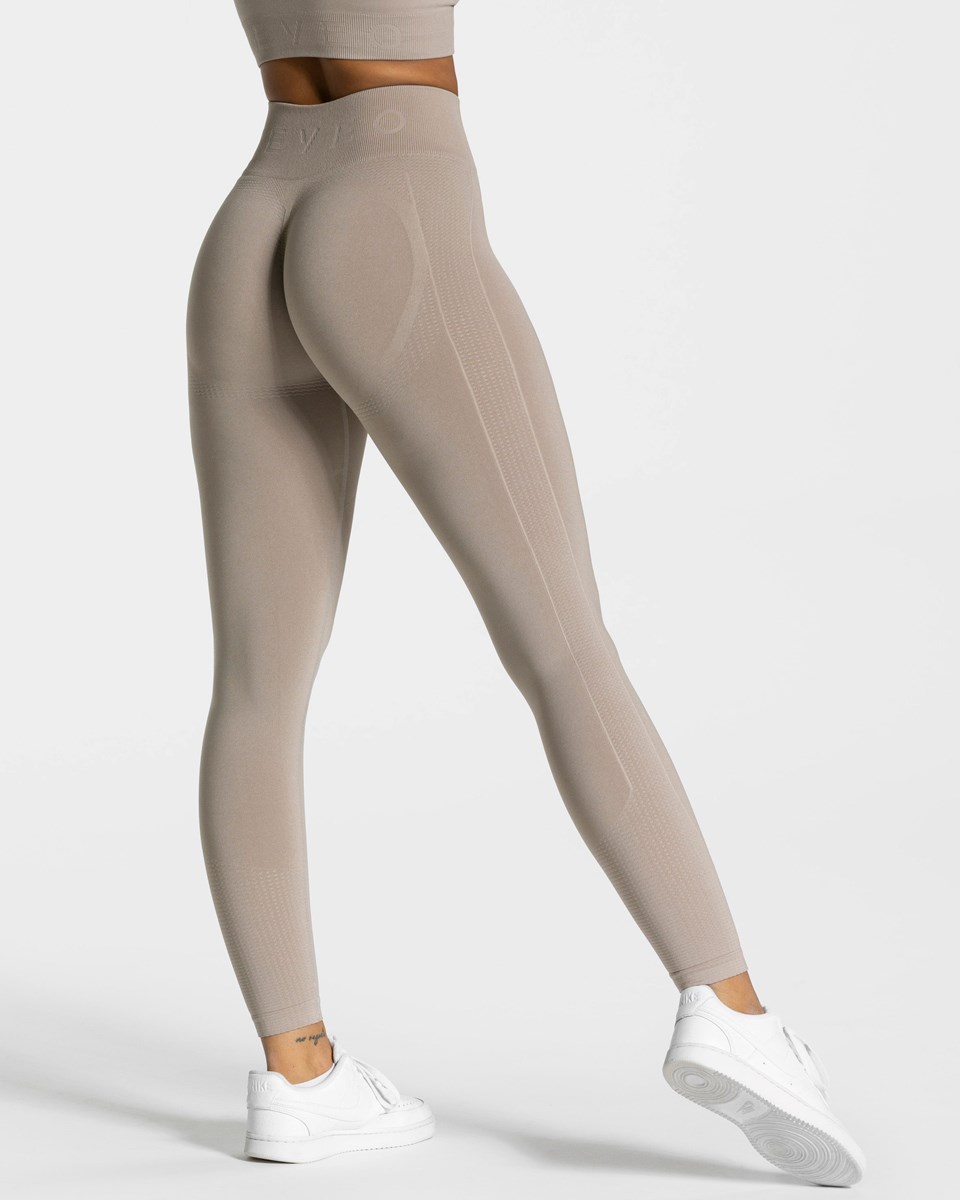 TEVEO Focus Scrunch Leggings Dust Femme | IKY-47078980