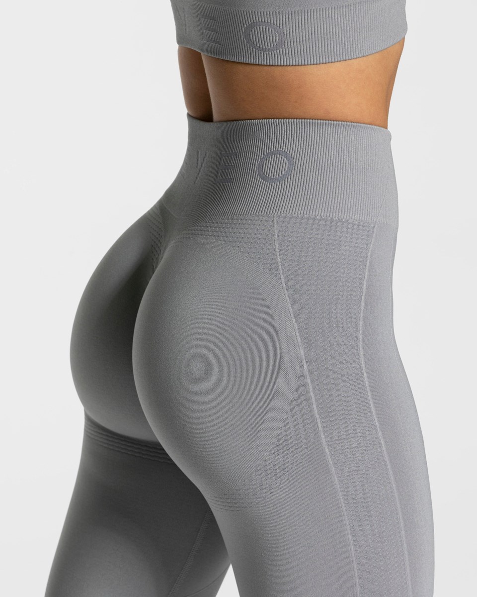 TEVEO Focus Scrunch Leggings Gray Femme | KCN-34598227