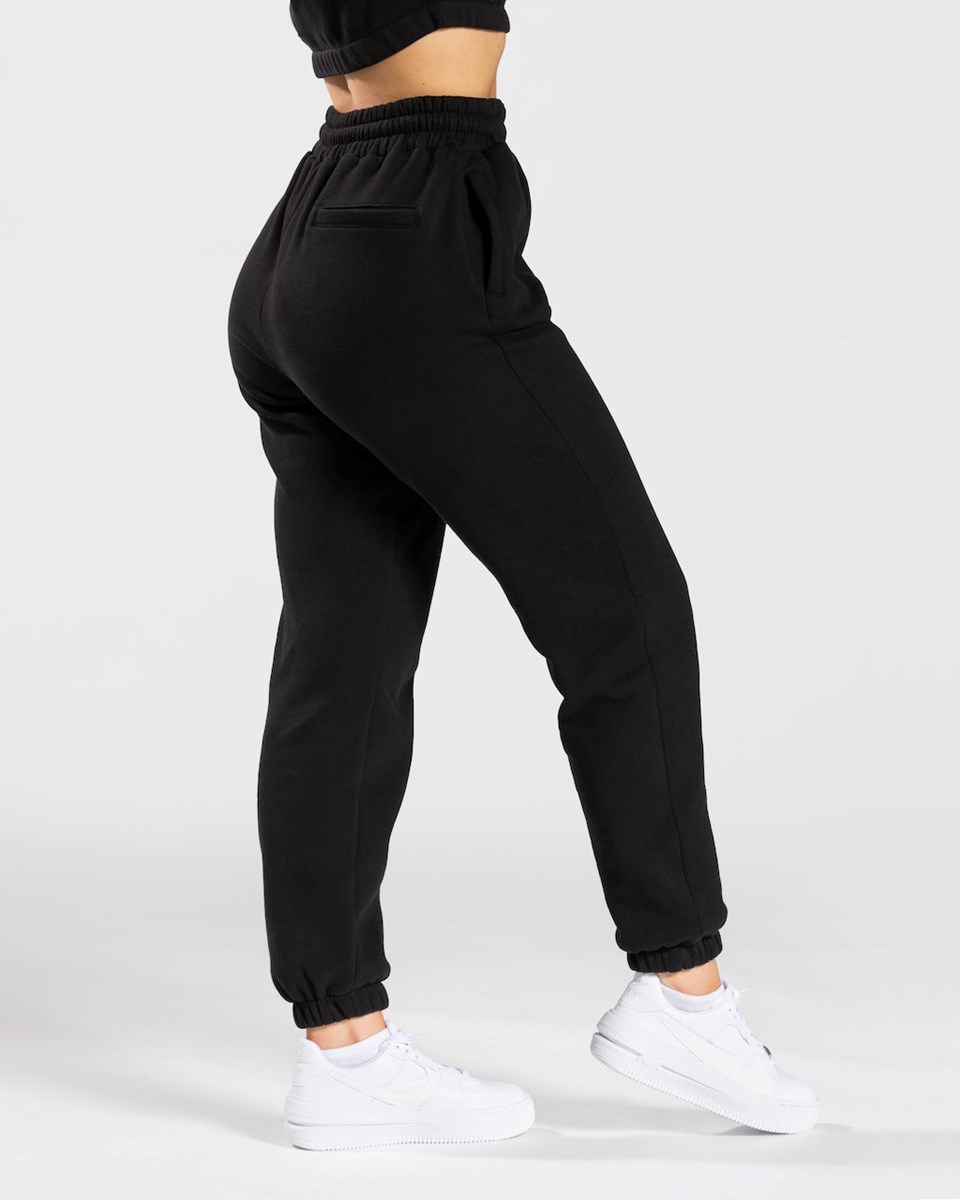 TEVEO College Oversized Jogger Noir Femme | AES-13399428