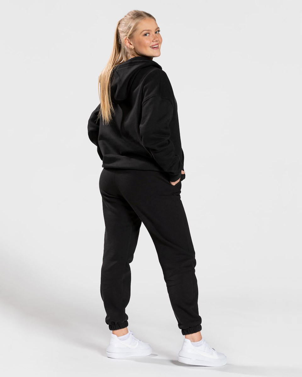 TEVEO College Oversized Jogger Noir Femme | AES-13399428