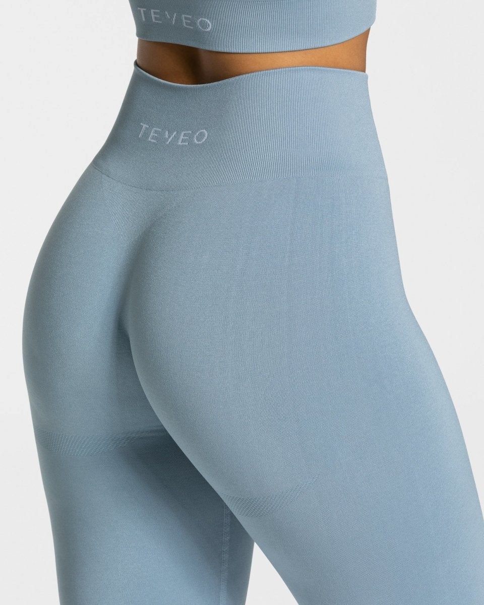 TEVEO Classy Leggings Bleu Femme | VBW-11843020