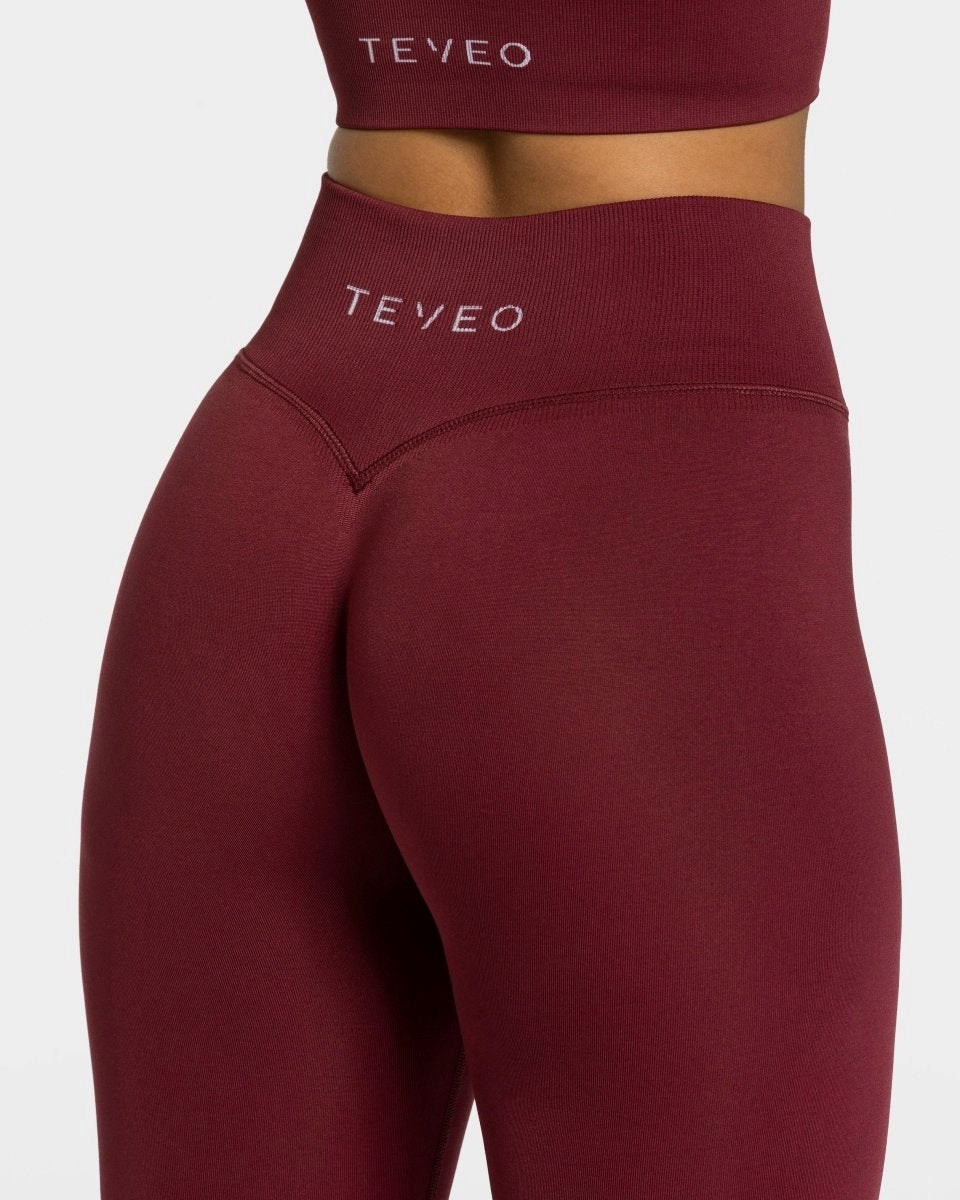 TEVEO Sensation Leggings Rouge Femme | BOC-82465609