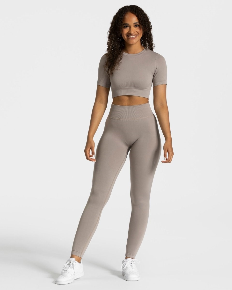 TEVEO Sensation Leggings Stone Femme | PAO-76237874