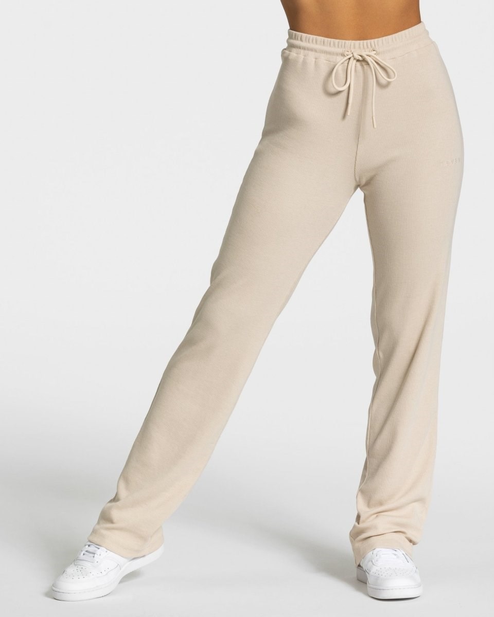 TEVEO Lounge Pants Beige Femme | DFO-38917026