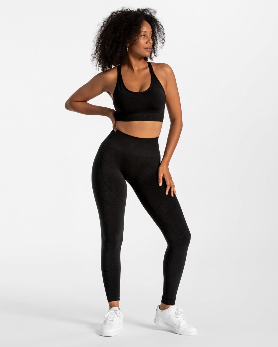 TEVEO True Leggings Noir Femme | WOU-30712049