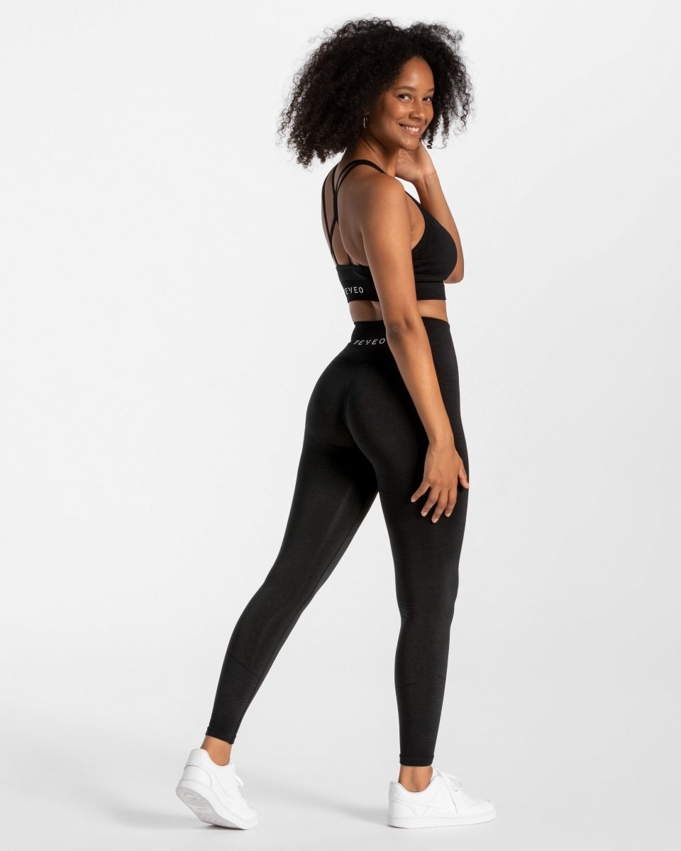 TEVEO True Leggings Noir Femme | WOU-30712049