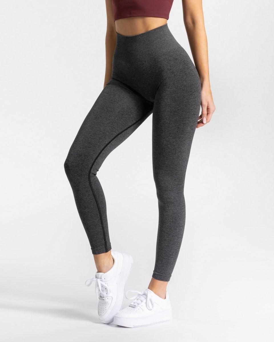 TEVEO Classy Leggings Grise Foncé Femme | PMR-63027347