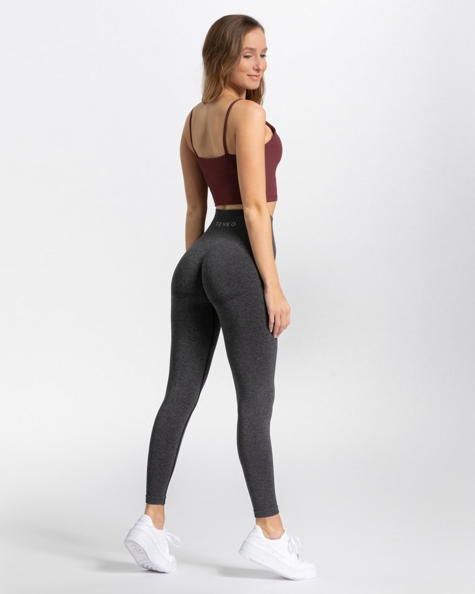 TEVEO Classy Leggings Grise Foncé Femme | PMR-63027347