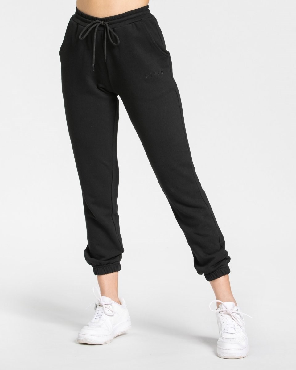 TEVEO Oversized Jogger Noir Femme | IRA-47376337