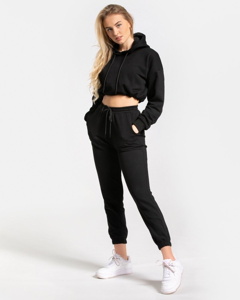 TEVEO Oversized Jogger Noir Femme | IRA-47376337