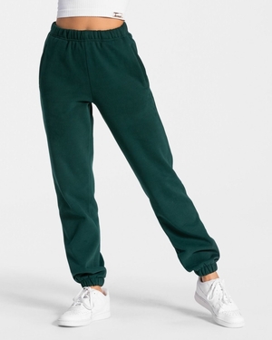 TEVEO Iconic Oversized Jogger Vert Foncé Femme | ROU-63111736