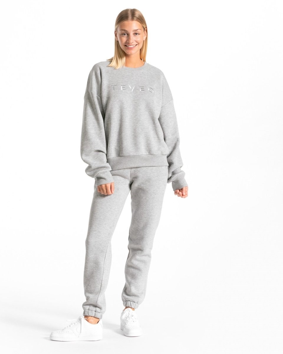 TEVEO Iconic Oversized Jogger Gray Femme | WDP-02637619