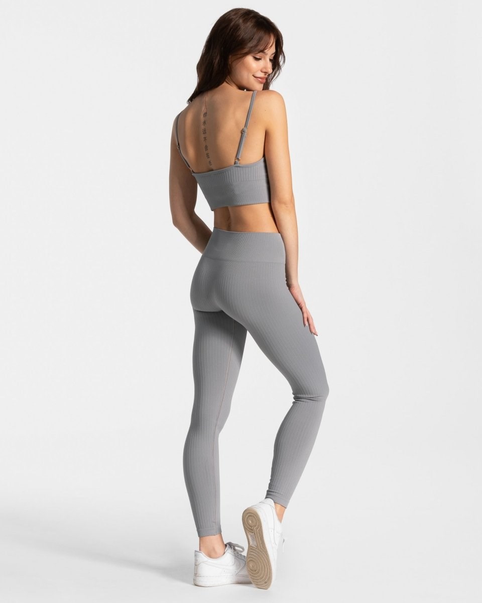 TEVEO Golden Leggings Gray Femme | FWI-82017949