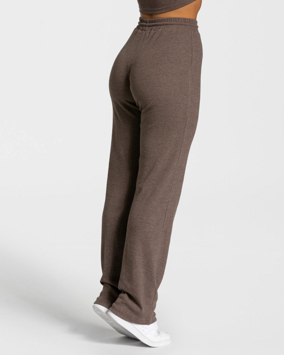 TEVEO Lounge Pants Marron Foncé Femme | YYY-89383284