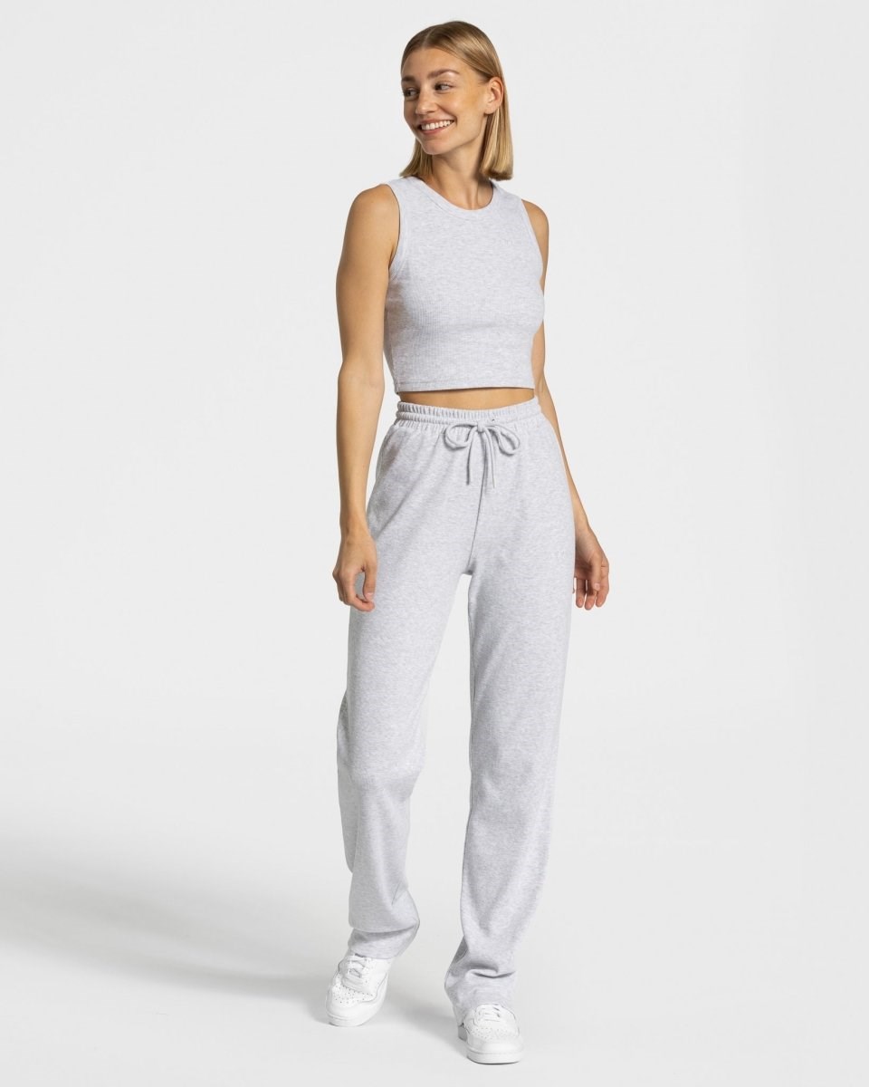 TEVEO Lounge Pants Grise Clair Femme | NCW-21180598