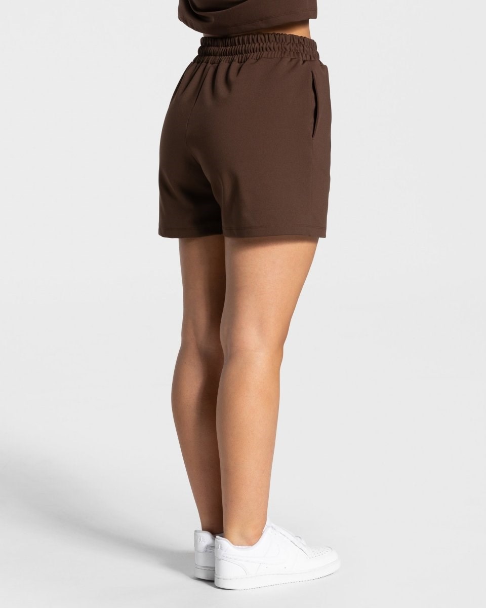 TEVEO Charming Oversized Shorts Braun Femme | MPS-40090427