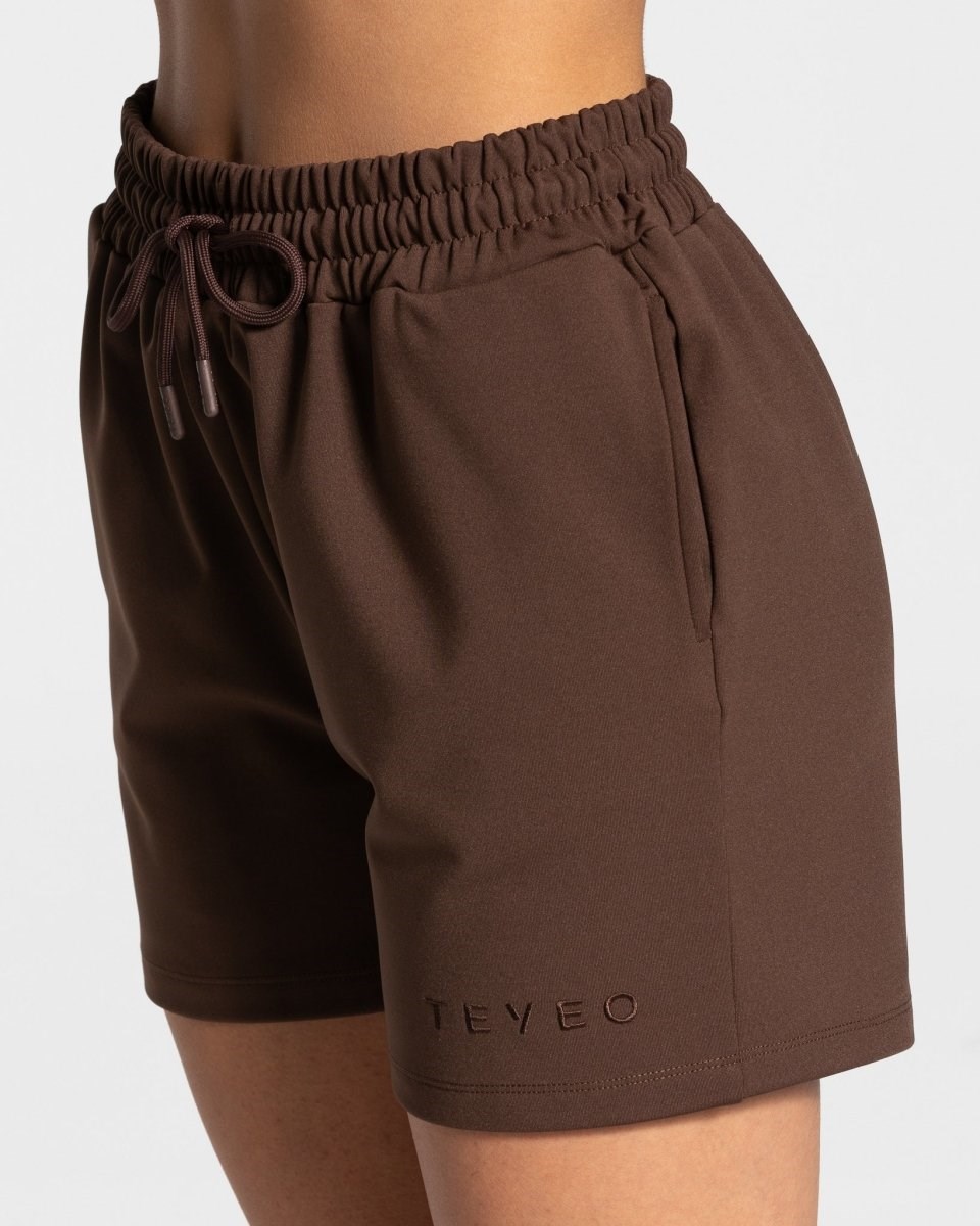 TEVEO Charming Oversized Shorts Braun Femme | MPS-40090427