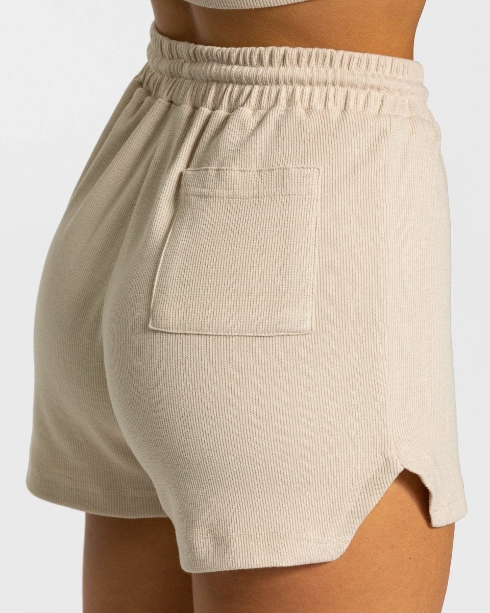 TEVEO Lounge Shorts Beige Femme | CIT-93415567