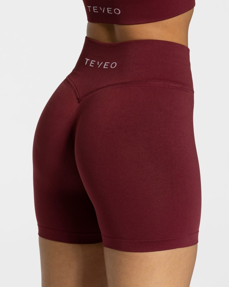 TEVEO Sensation Mini Shorts Rouge Femme | YAG-15842968