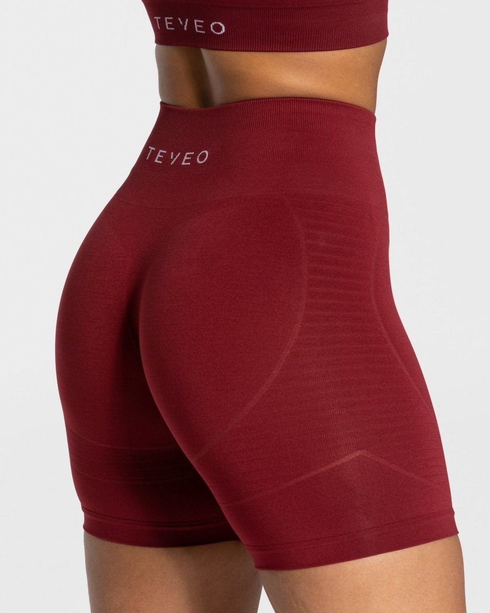 TEVEO True Shorts Rouge Femme | QNG-73360814