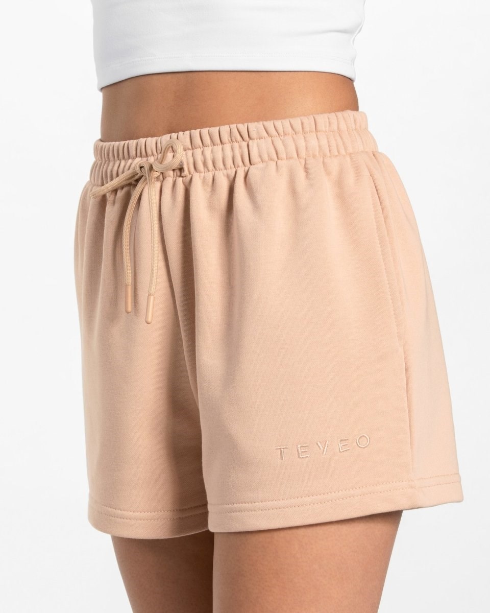 TEVEO Oversized Shorts Nude Femme | YWE-86090268