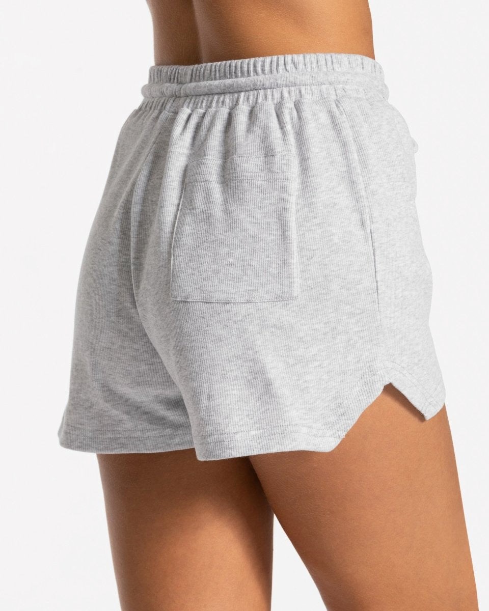 TEVEO Lounge Shorts Grise Clair Femme | UOK-28718575