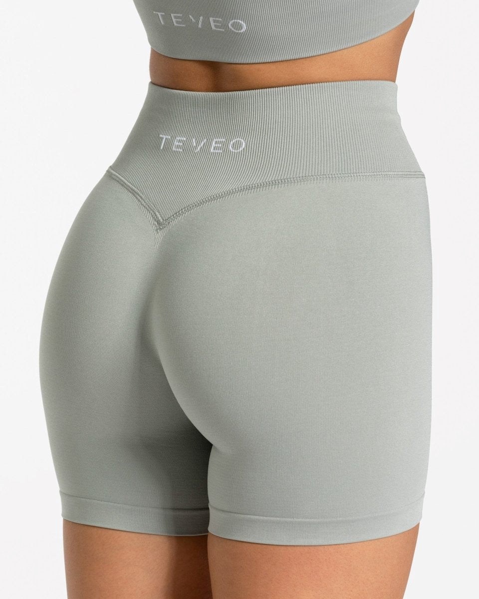 TEVEO Sensation Mini Shorts Gray Femme | JOF-63828706