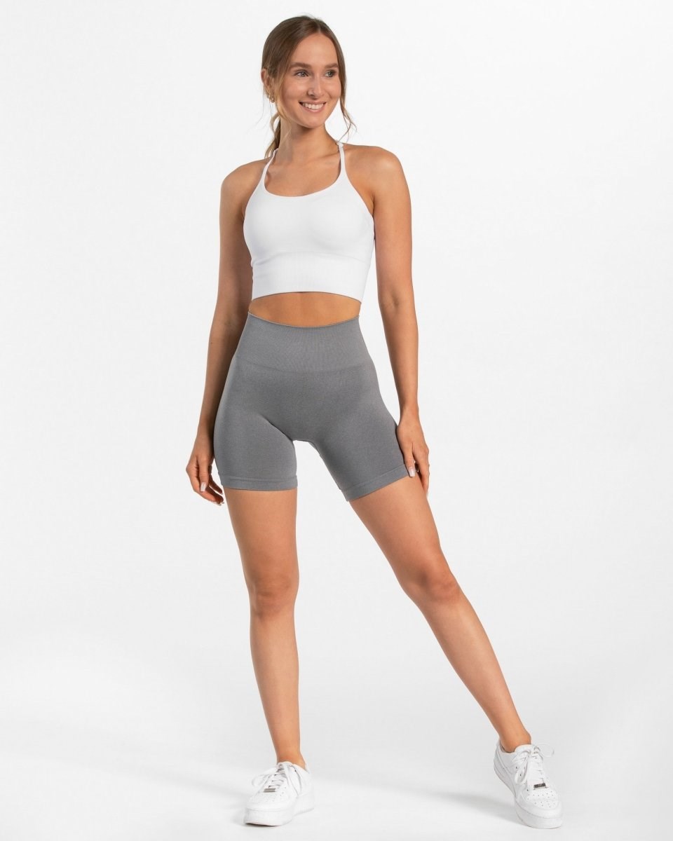 TEVEO Classy Shorts Gray Femme | CUC-31538365