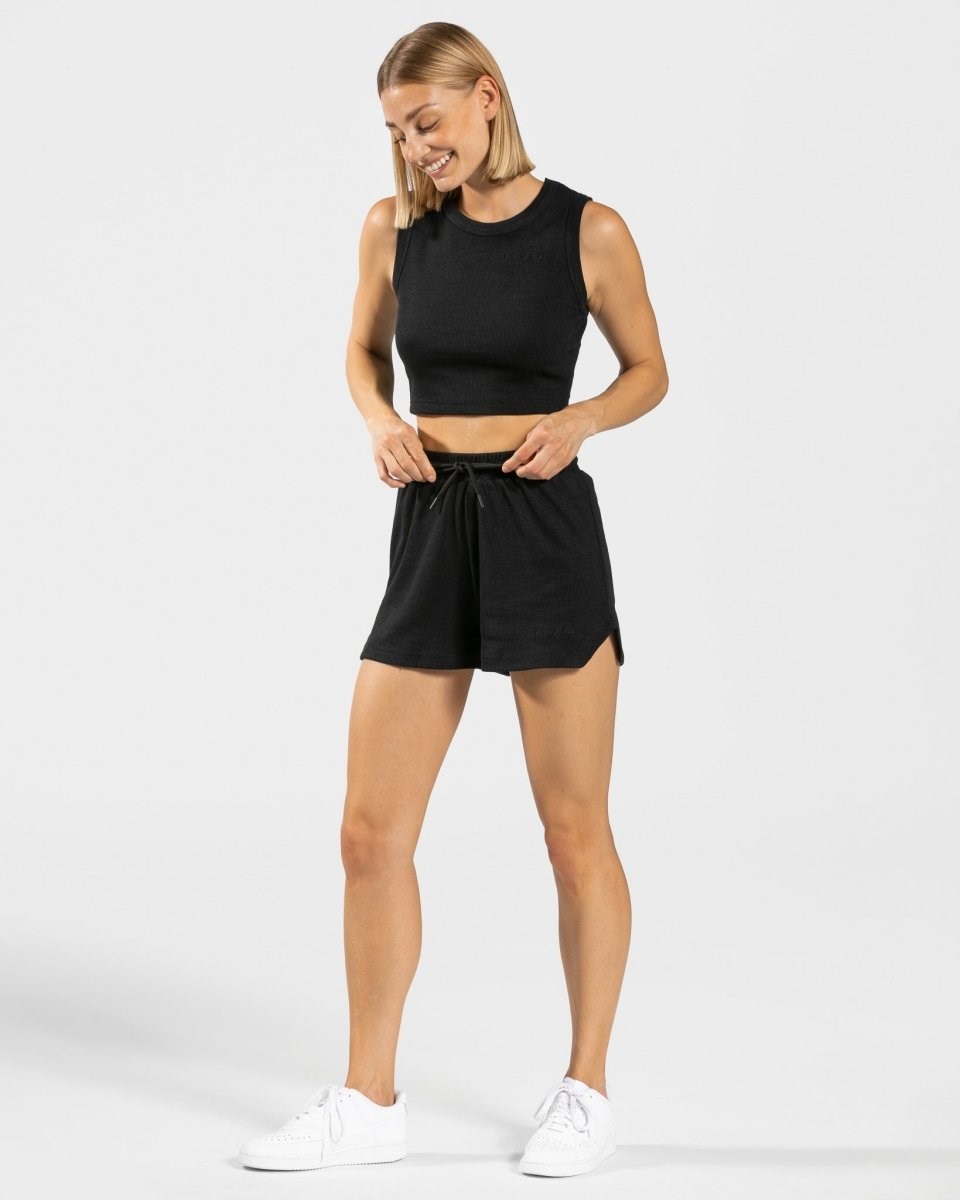 TEVEO Lounge Shorts Noir Femme | ZES-49698990