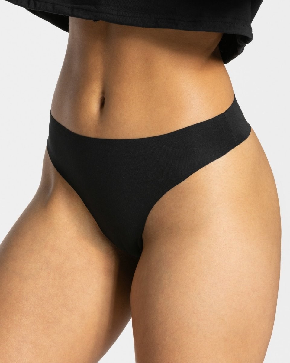 TEVEO TEVEO Seamless Tanga (2er) Noir Femme | AZU-06545214