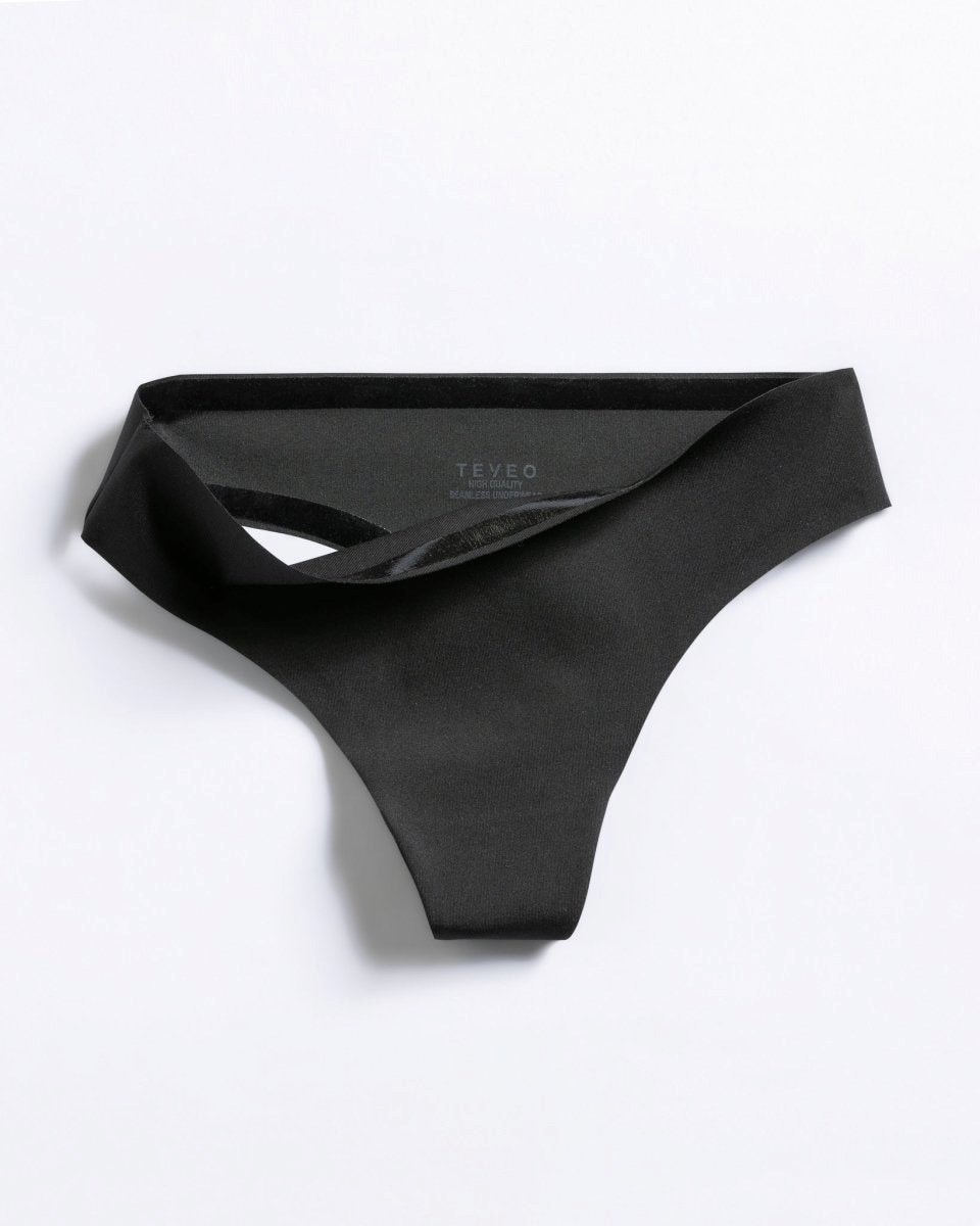 TEVEO TEVEO Seamless Tanga (2er) Noir Femme | AZU-06545214