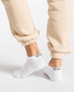 TEVEO TEVEO Sneaker Socken (2er) Blanche Femme | WNI-08341547