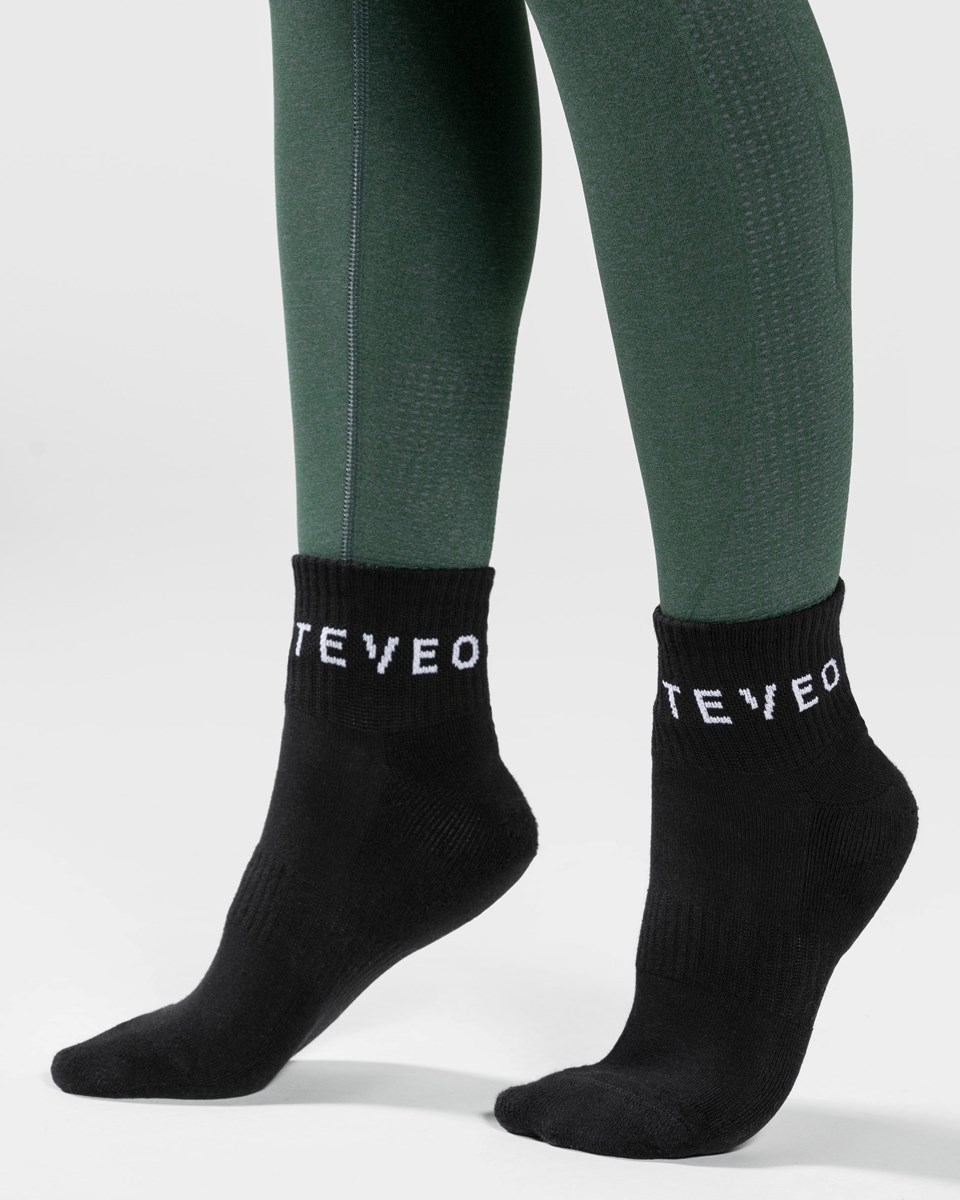 TEVEO TEVEO Ankle Socken (2er) Noir Femme | UTL-67197335