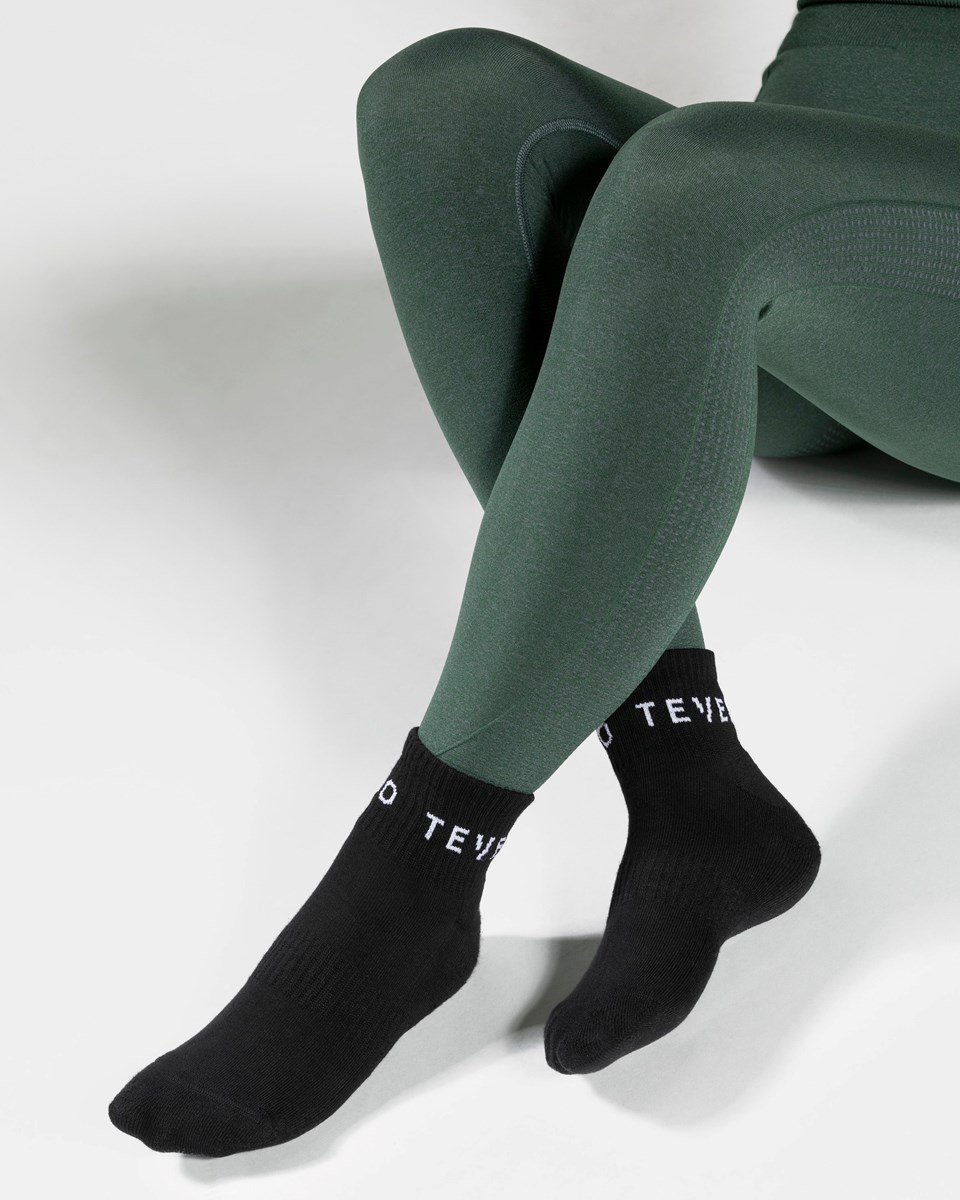 TEVEO TEVEO Ankle Socken (2er) Noir Femme | UTL-67197335