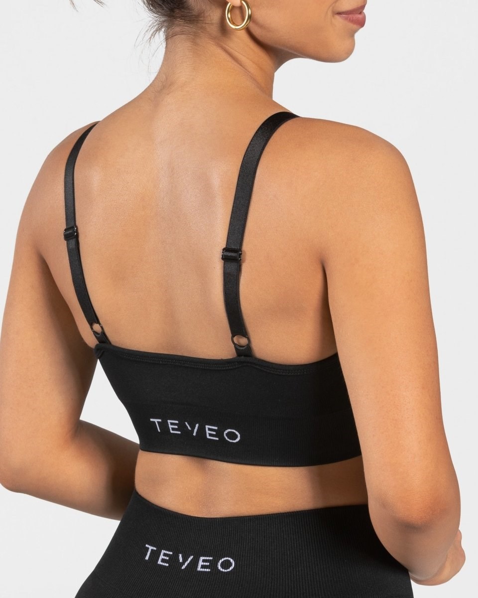 TEVEO Charming Scrunch Bh Noir Femme | YBH-67983445