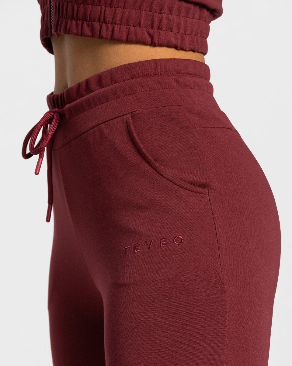 TEVEO Classiche Jogger Rouge Femme | PBQ-24765647