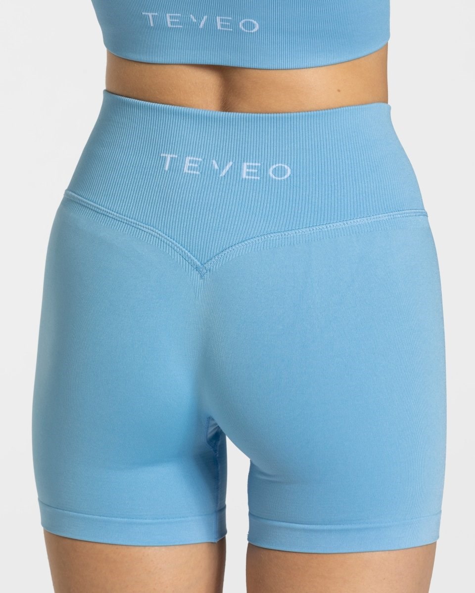 TEVEO Sensation Mini Shorts Bleu Femme | OQN-35067655