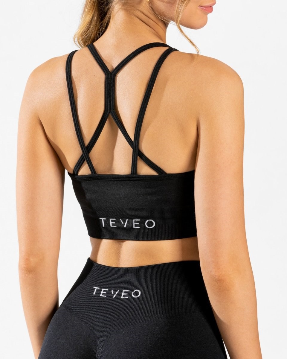 TEVEO Timeless Scrunch Bh Noir Femme | QJX-35410992