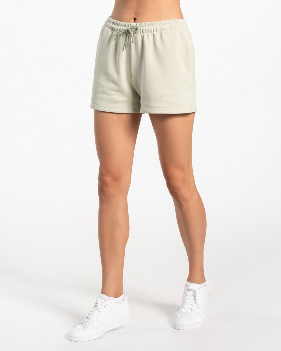 TEVEO Oversized Shorts Salbei Femme | GCM-36308544