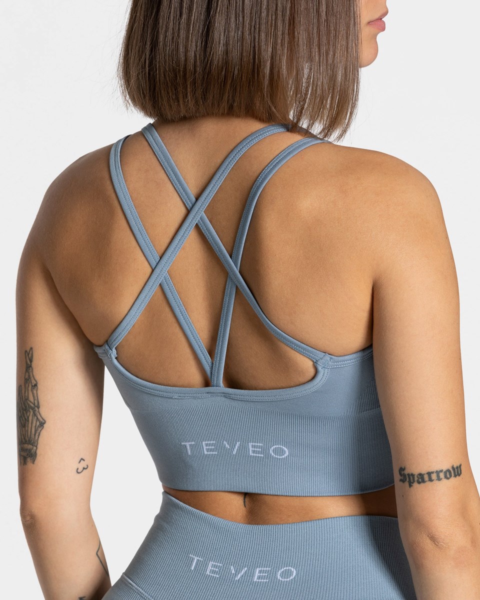 TEVEO Statement Bh Bleu Femme | AWS-74375208