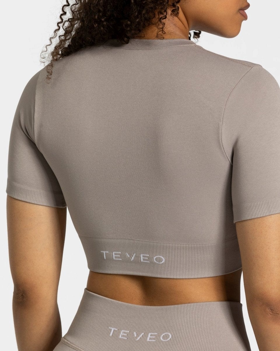 TEVEO Sensation Crop Top Stone Femme | UAT-00163754