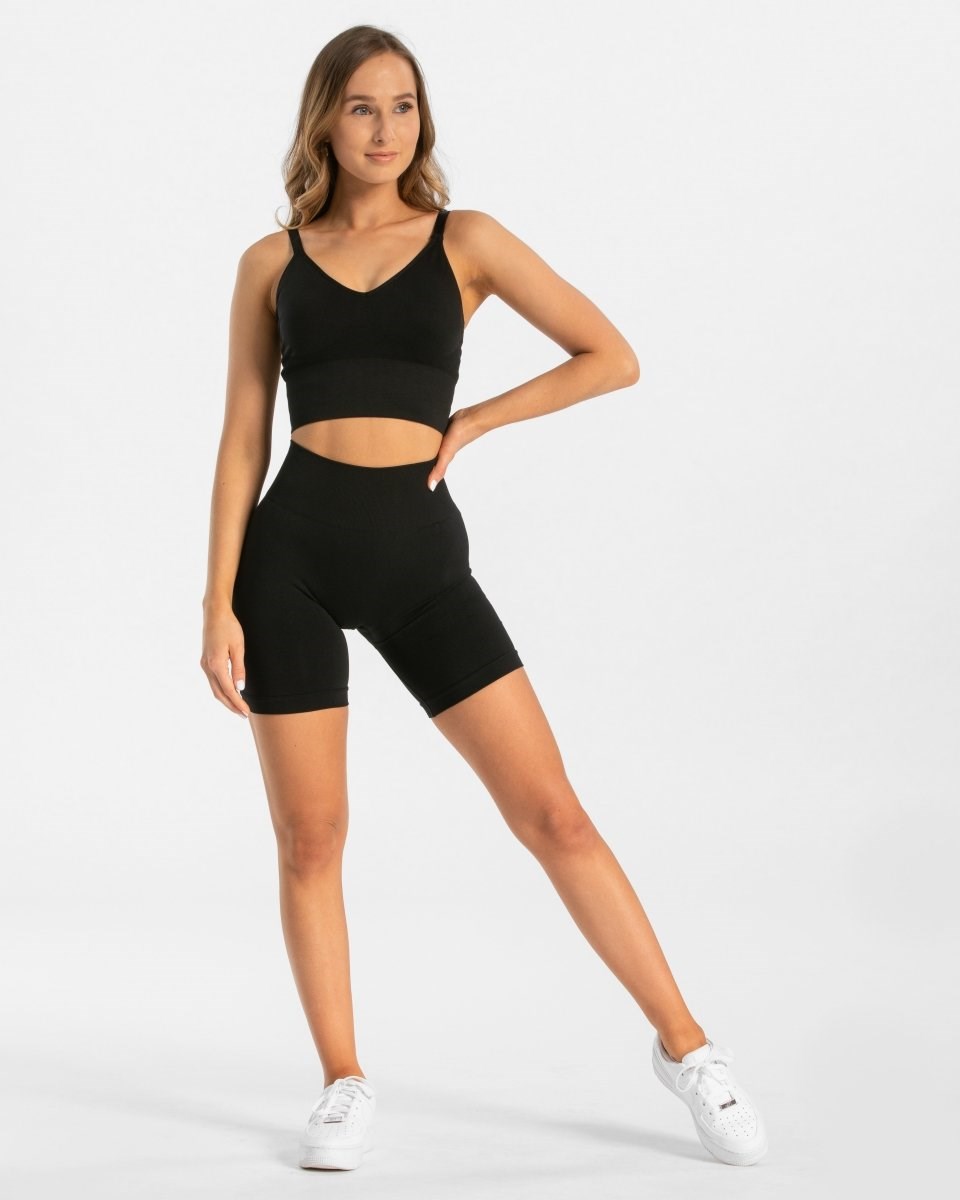 TEVEO Classy Shorts Noir Femme | GTA-74158173